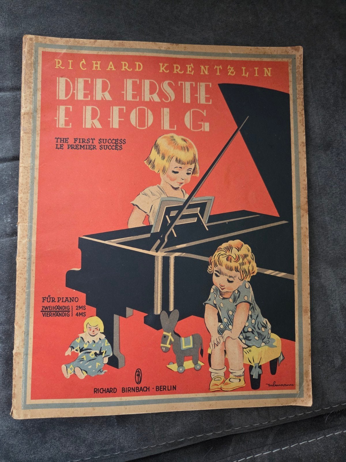 Richard Krentzlin - Der Erste Erfolg - Pianoboek, Ophalen of Verzenden