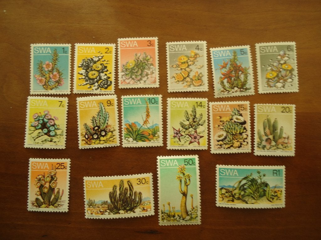 Inheemse Flora SWA 1973, mi, 373-88 postfris, Ophalen of Verzenden, Postfris, Dier of Natuur