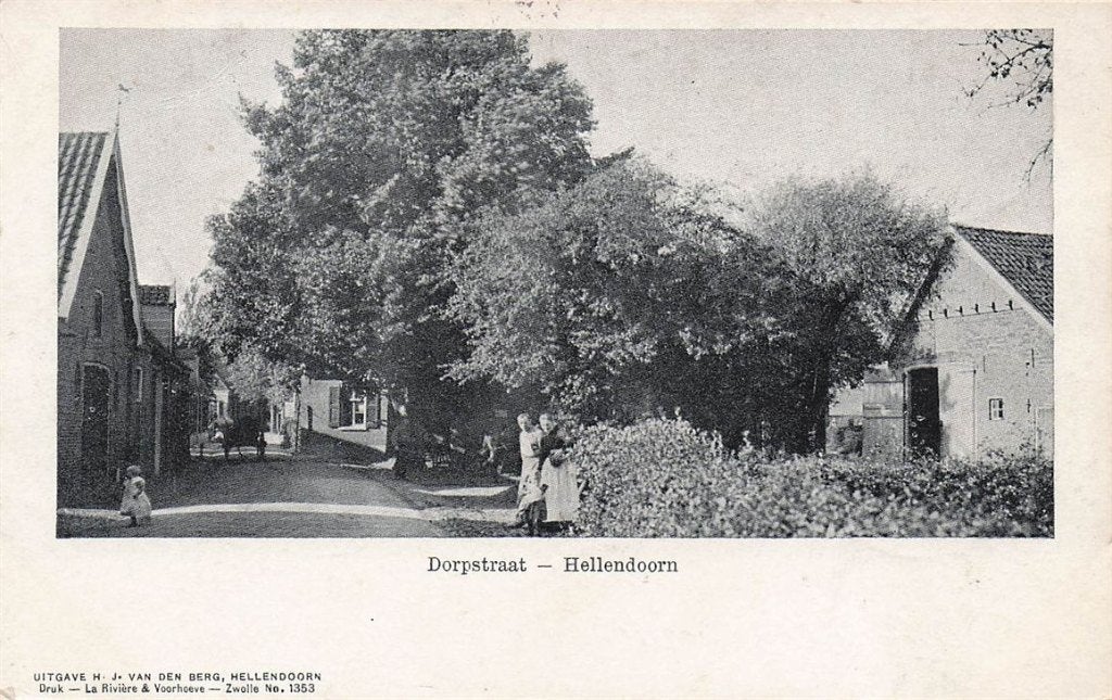 703-159-033 Dorpstraat Hellendoorn, Verzenden, Voor 1920, Overijssel
