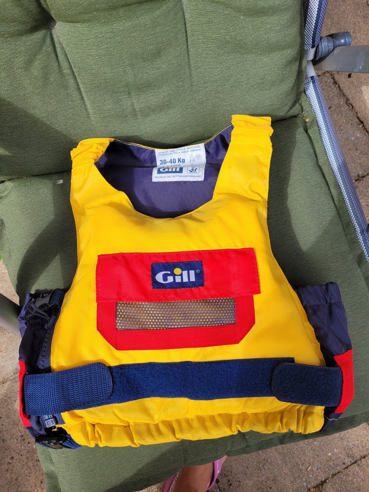 Gill Zwemvest / Reddingsvest 30-40 kg, Ophalen of Verzenden, Gebruikt, Overige typen