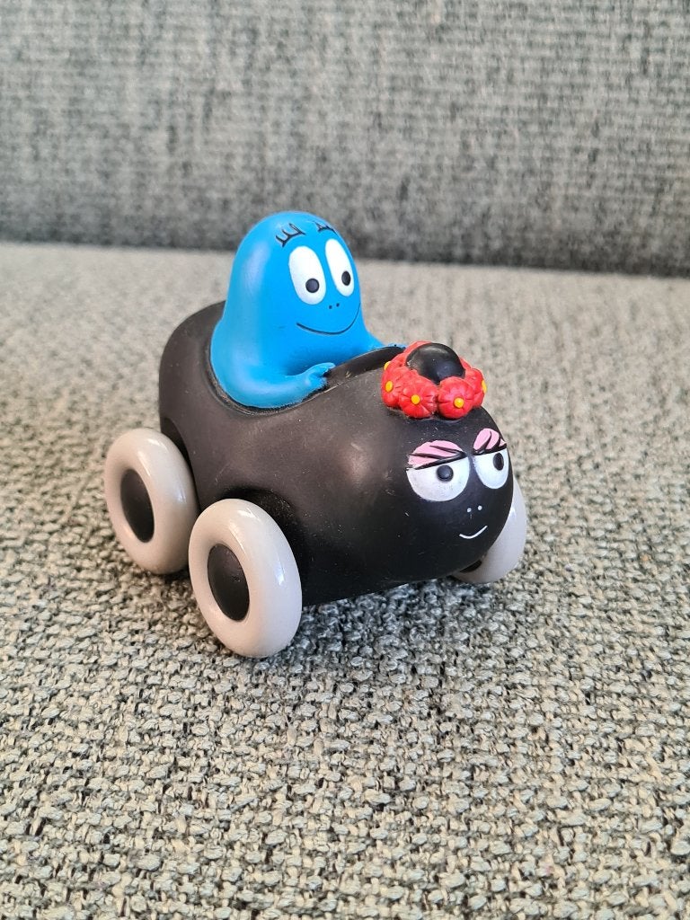 Barbapapa plastoy 2009 barbamobiles auto car autootje zwart, Plastoy, Gebruikt, Ophalen of Verzenden, Nvt
