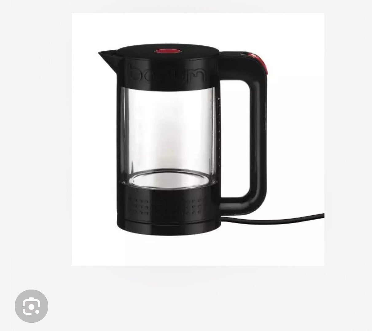 Bodum Bistro waterkoker te koop gevraagd!!, 1 tot 2 liter, Ophalen of Verzenden, Gebruikt