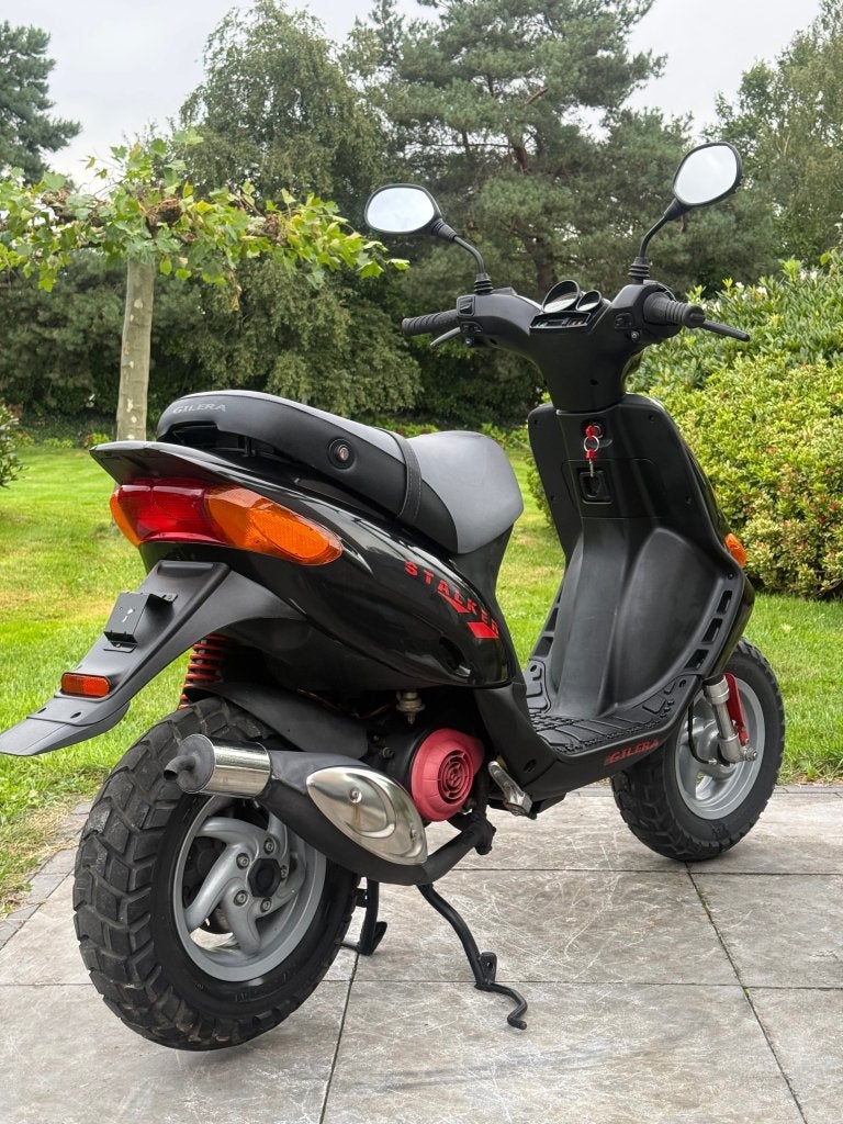 ⭐️Gilera stalker 50cc 2 takt glans zwart dd Brom 2000 km⭐️, Niet ingevuld, Niet ingevuld, Niet ingevuld