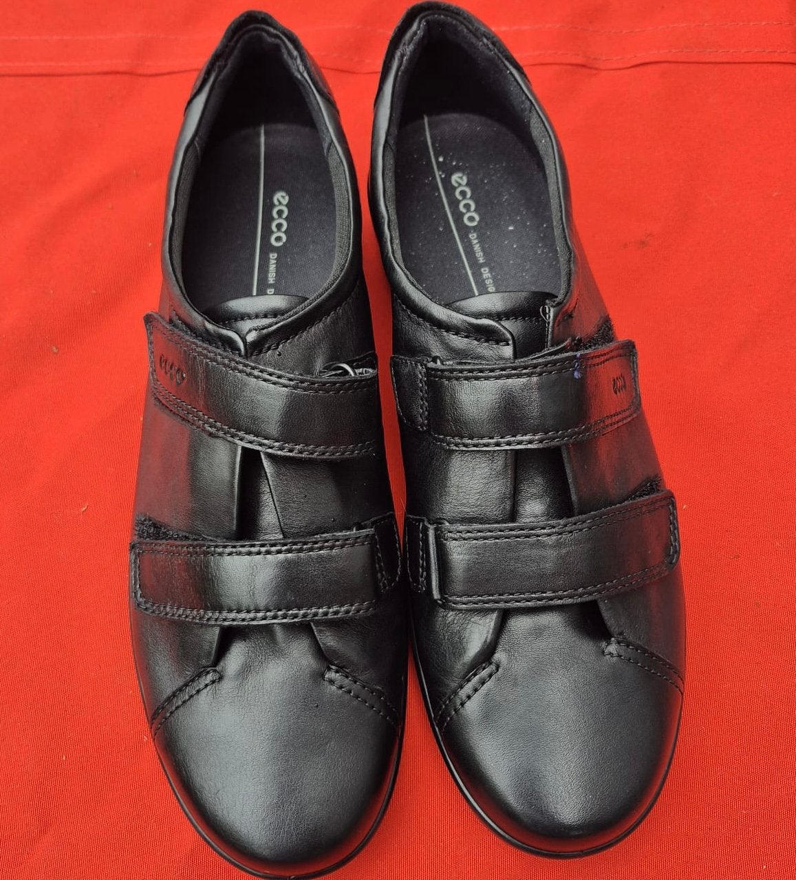 ECCO leren comfortschoenen maat 43 zwart, Ophalen of Verzenden, Zo goed als nieuw, Zwart