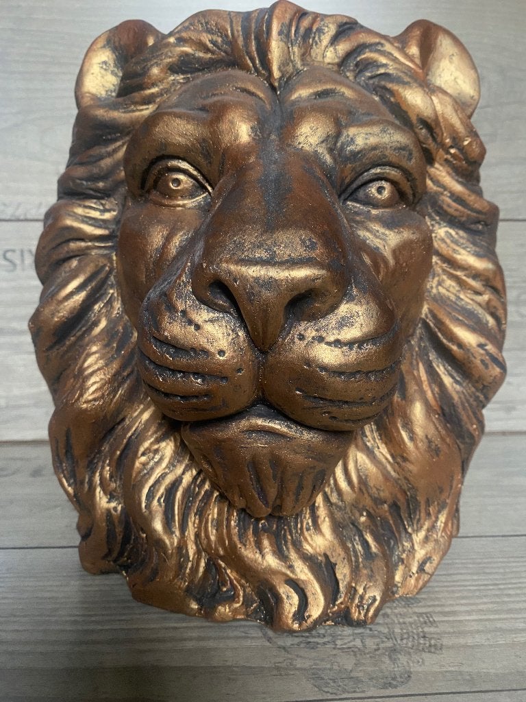 Bloempotten met Leeuwenkop voor binnen/tuin of balkon., Rond, Ophalen of Verzenden, Zo goed als nieuw, Binnen