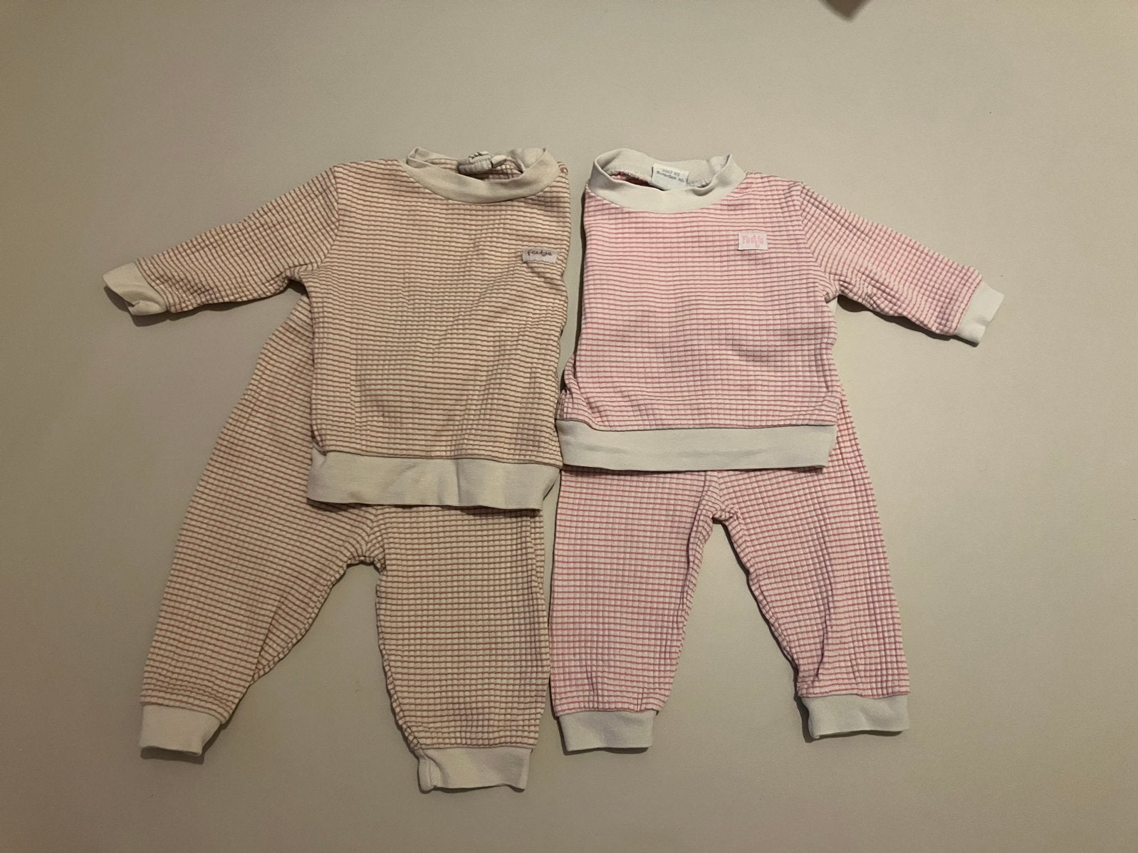 Twee pyjama's maat 62 feetje, Ophalen of Verzenden, Gebruikt, Meisje, Nacht- of Onderkleding