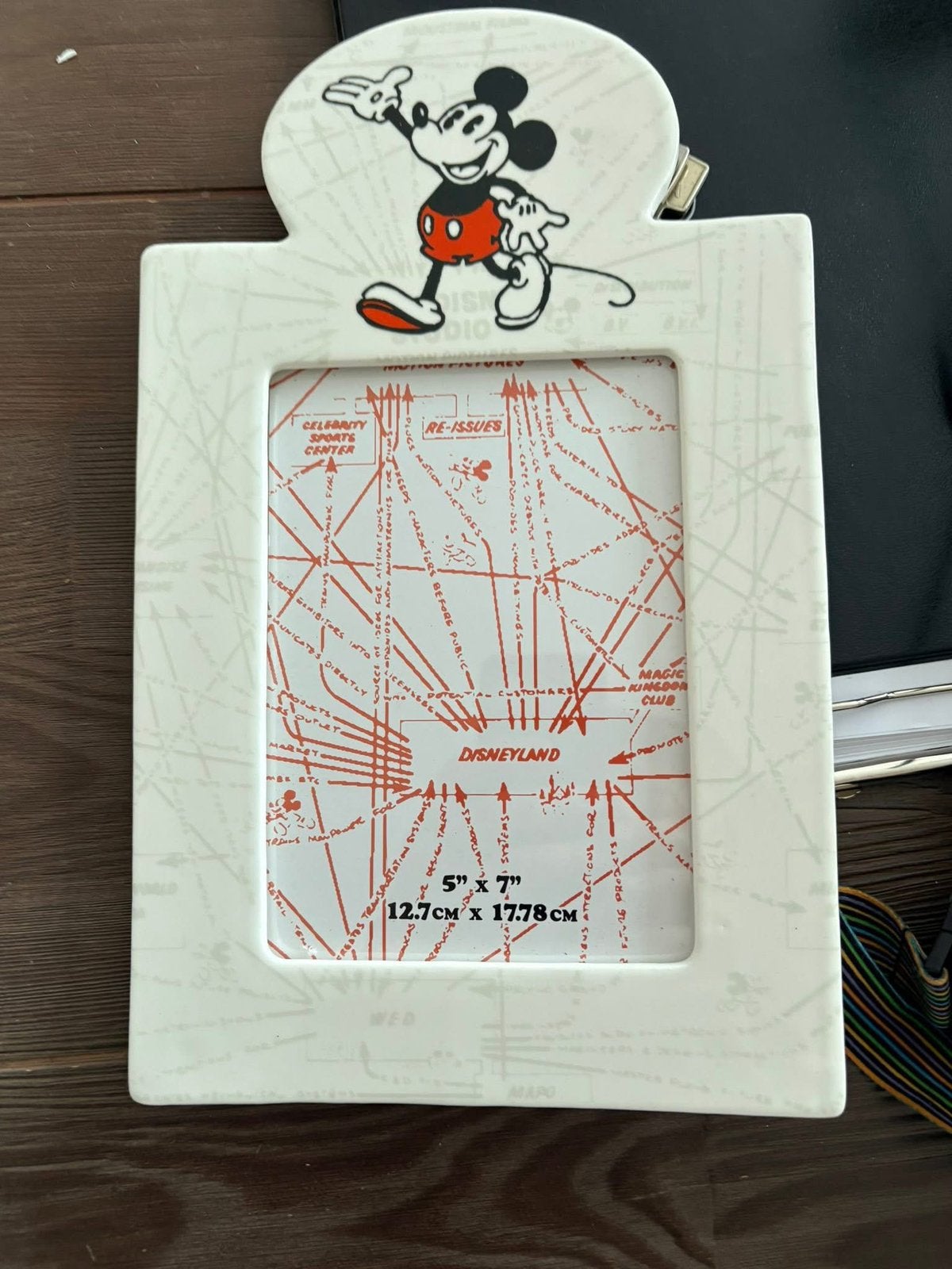 Disney mickey fotolijst, Ophalen of Verzenden, Mickey Mouse, Zo goed als nieuw, Beeldje of Figuurtje