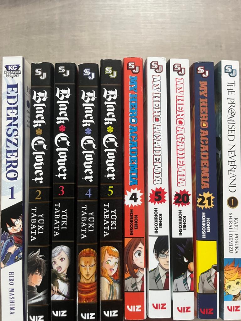 Manga Black Clover, My Hero Academia, Edens Zero, TPN, Meerdere stripboeken, Ophalen of Verzenden, Zo goed als nieuw