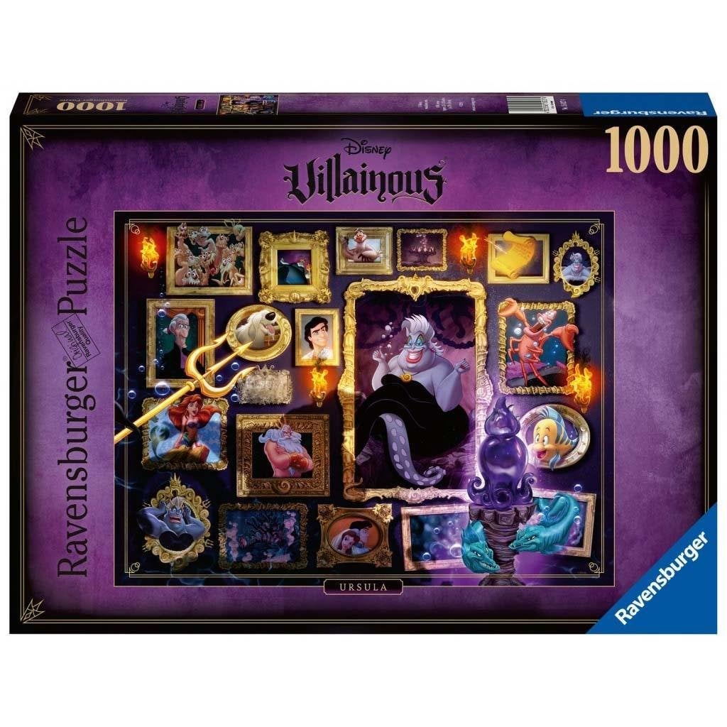 Ravensburger: Disney Villainous Ursela 1000 stukjes, Ophalen of Verzenden, 500 t/m 1500 stukjes, Nieuw, Legpuzzel