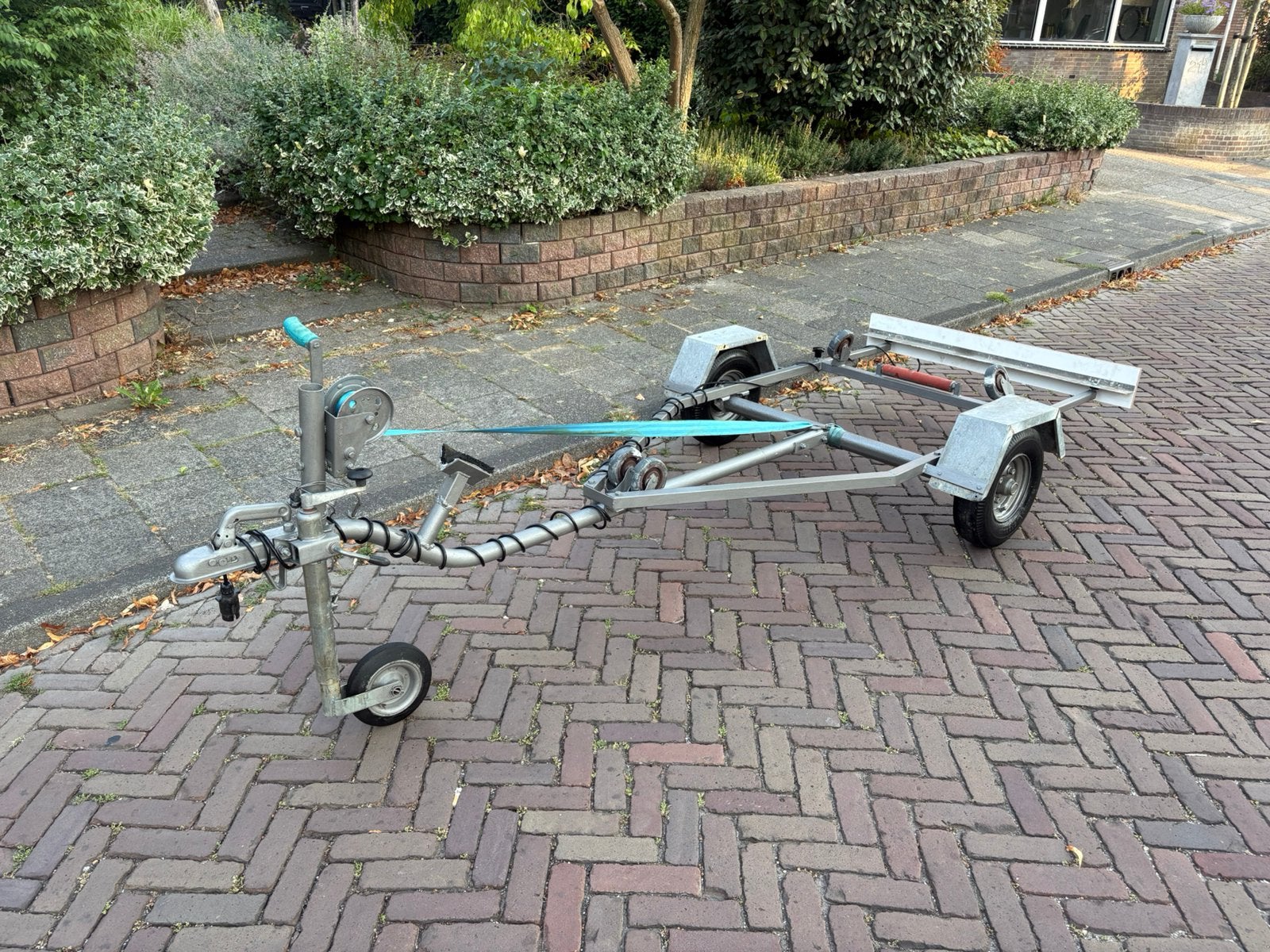 Boot trailer aanhanger kar boot rib rubberboot 2,70 M., Watersport en Boten, Ophalen, Minder dan 1500 kg, Gebruikt, Verstelbare verlichting
