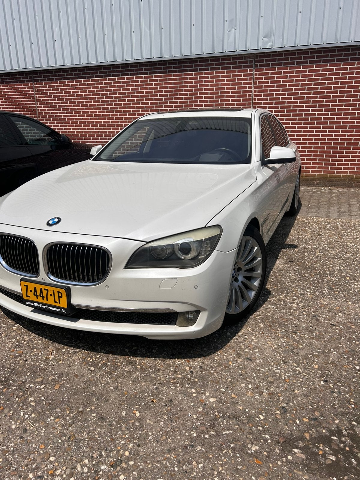 BMW 750i 2009 Wit -BTW’er- Youngtimer, Auto's, BMW, Automaat, Achterwielaandrijving, Zwart, 4395 cc