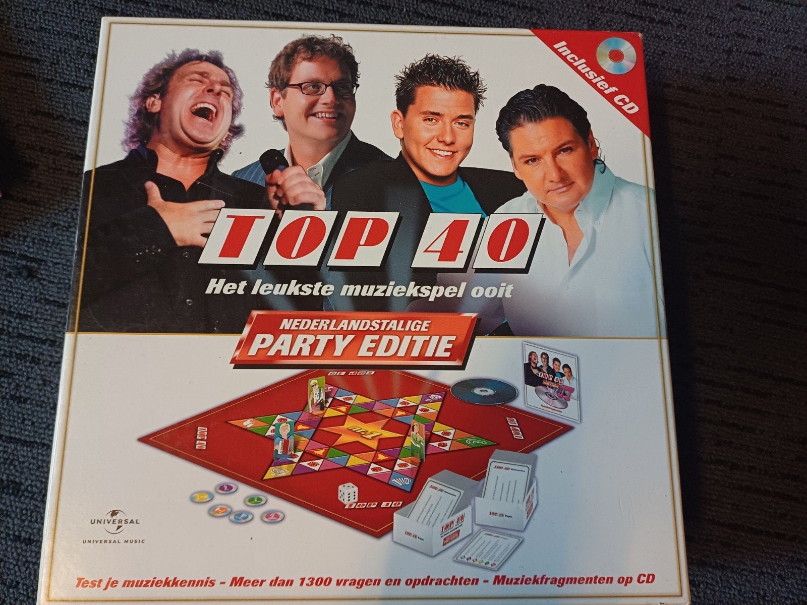 Top 40  muziekspel ooit - Nederlandse Party Editie, Hobby en Vrije tijd, Ophalen of Verzenden, Zo goed als nieuw, Universal Music