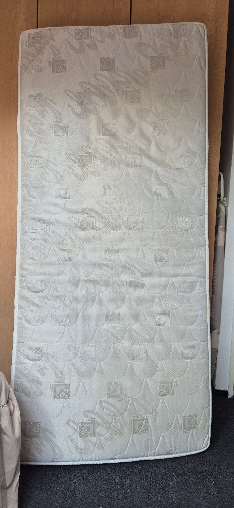 90x200 cm  pocketveringmatras, Ophalen, Gebruikt, 90 cm, Eenpersoons
