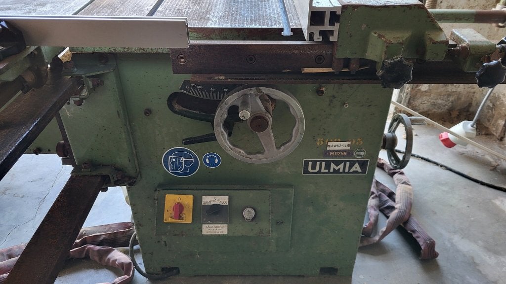 Ulmia 1712 paneeltafelzaag, Doe-het-zelf en Verbouw, Ophalen, Gebruikt, Ulmia, 70 mm of meer