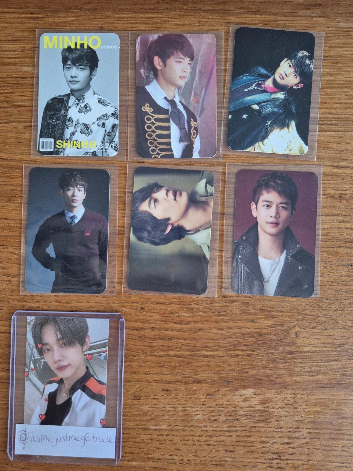 Shinee Minho Japanse Photocards, Ophalen of Verzenden, Zo goed als nieuw, Foto of Kaart