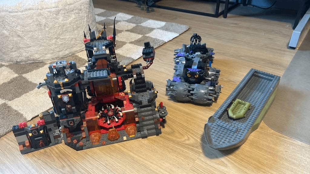 3 Lego sets (Nexo Knights en Chima), Ophalen, Gebruikt, Lego, Castle