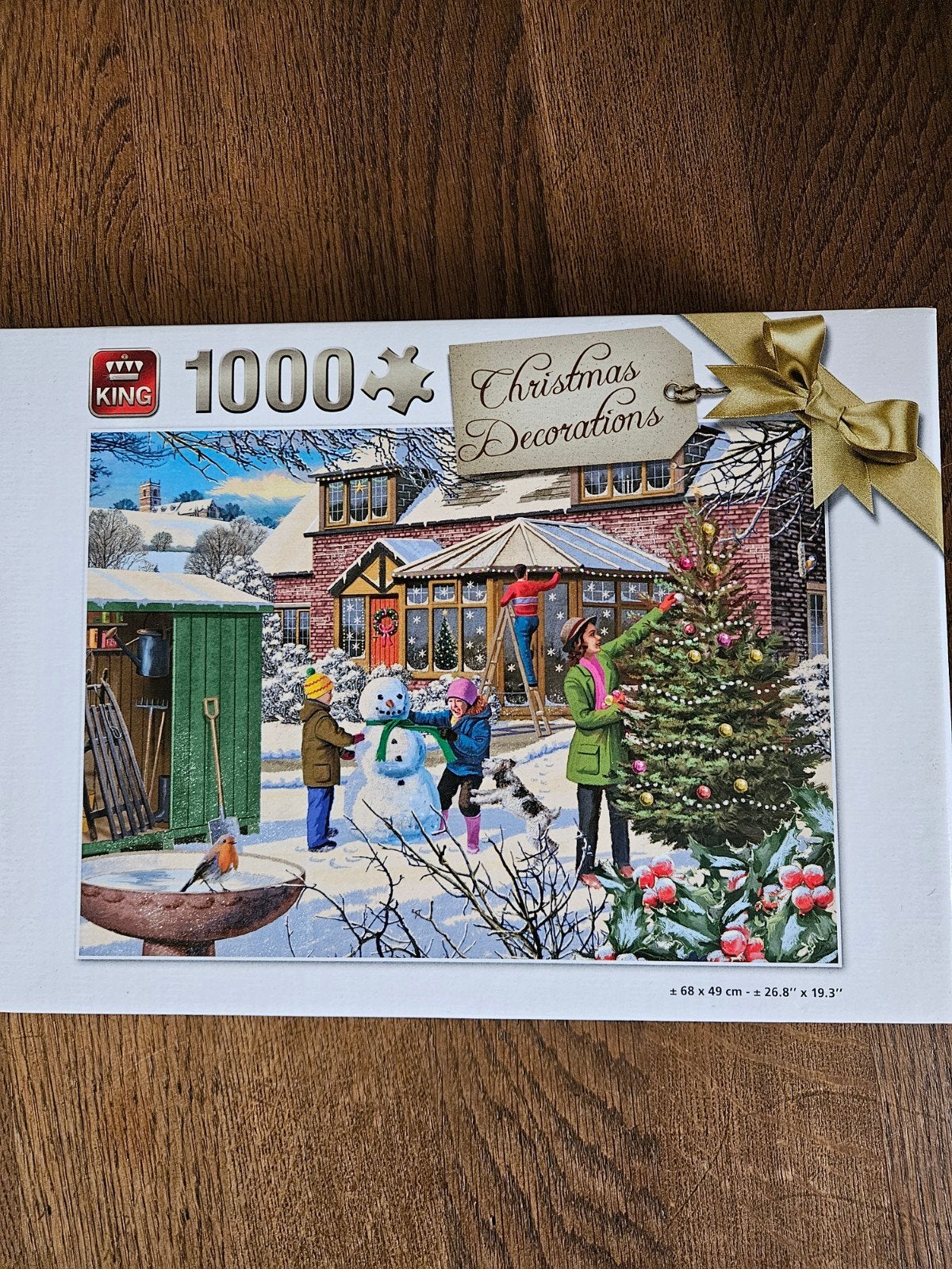 kerstpuzzel, Ophalen, 500 t/m 1500 stukjes, Zo goed als nieuw