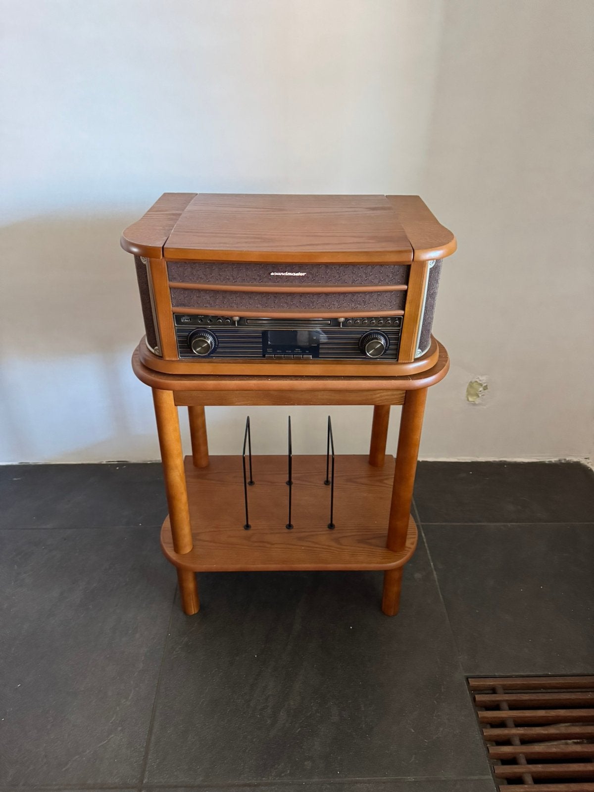 Soundmaster platenspeler, cd, radio, Bluetooth, Ophalen, Gebruikt
