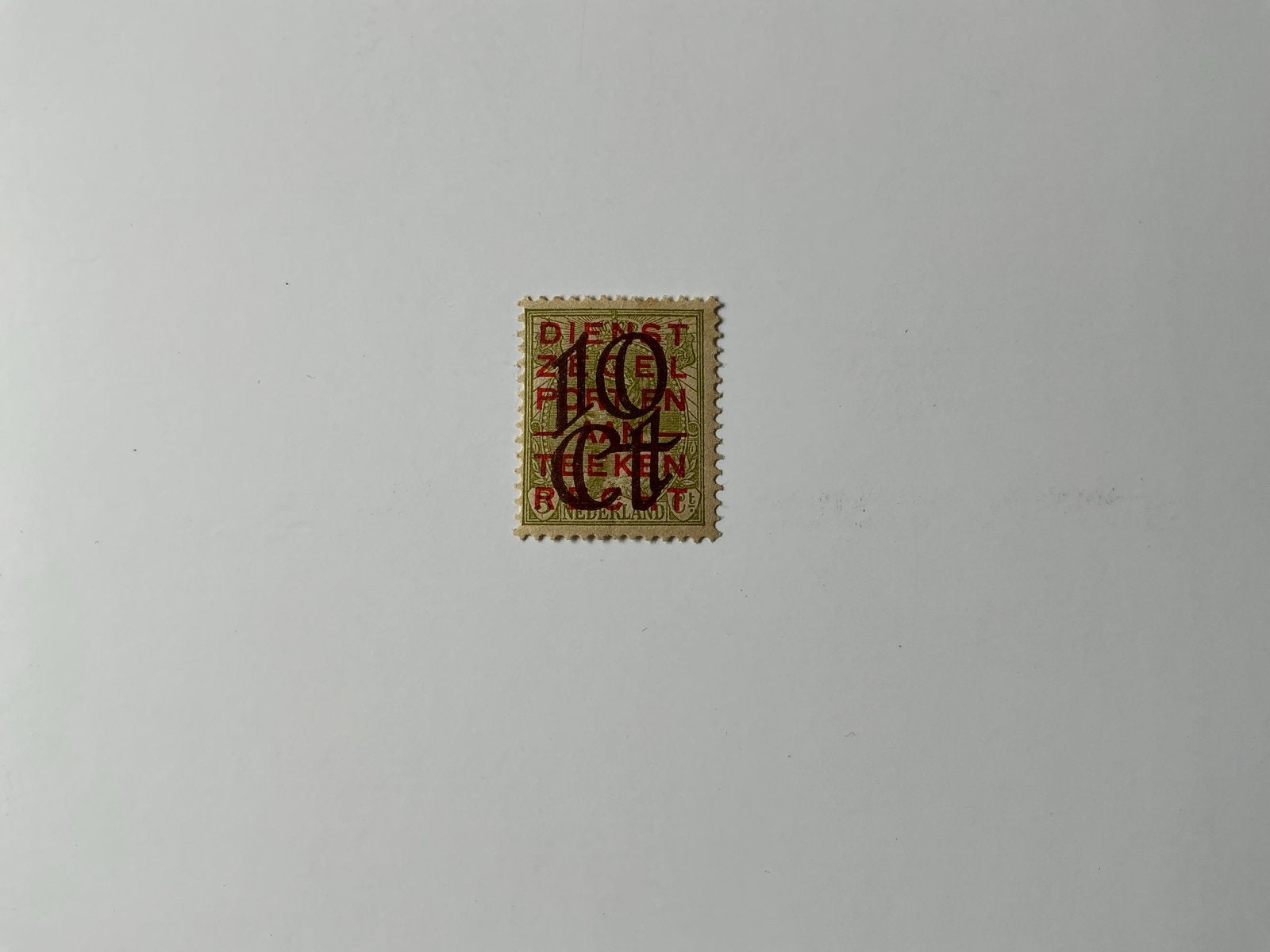 Dienstzegel 1923 postfris met originele gomlaag NVPH 132, Postzegels en Munten, Ophalen of Verzenden, T/m 1940, Postfris