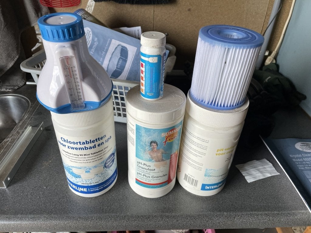 Zwembad reiniging, Ophalen, Nieuw, Reinigingsmiddel