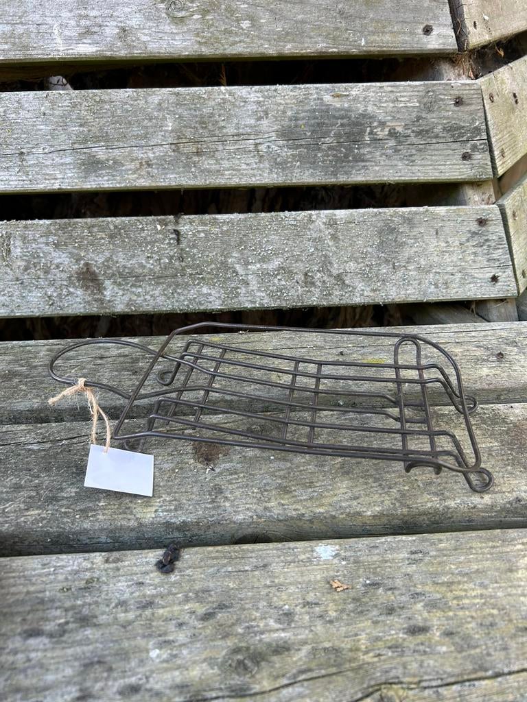 Oud metalen strijkijzer rekje, Antiek en Kunst, Curiosa en Brocante, Ophalen of Verzenden