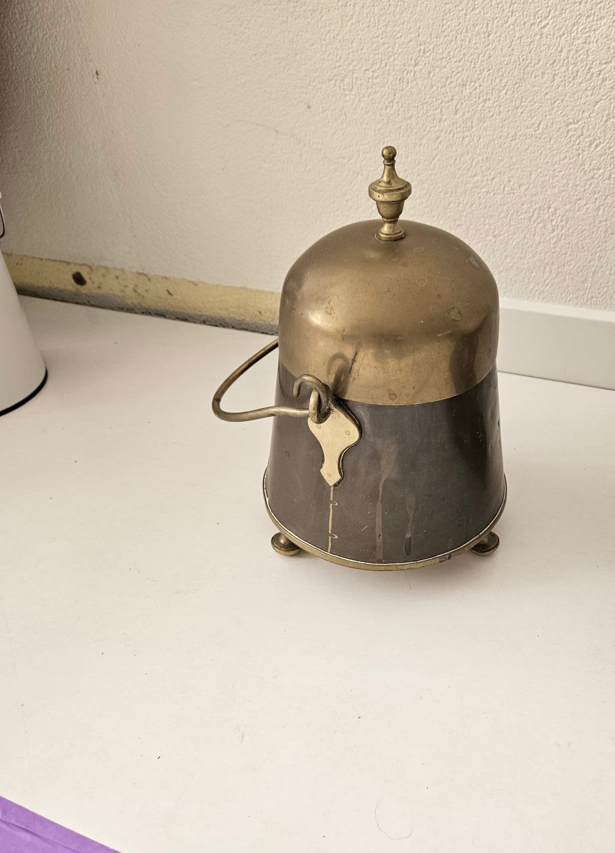Koperen pot met deksel, Ophalen, Koper