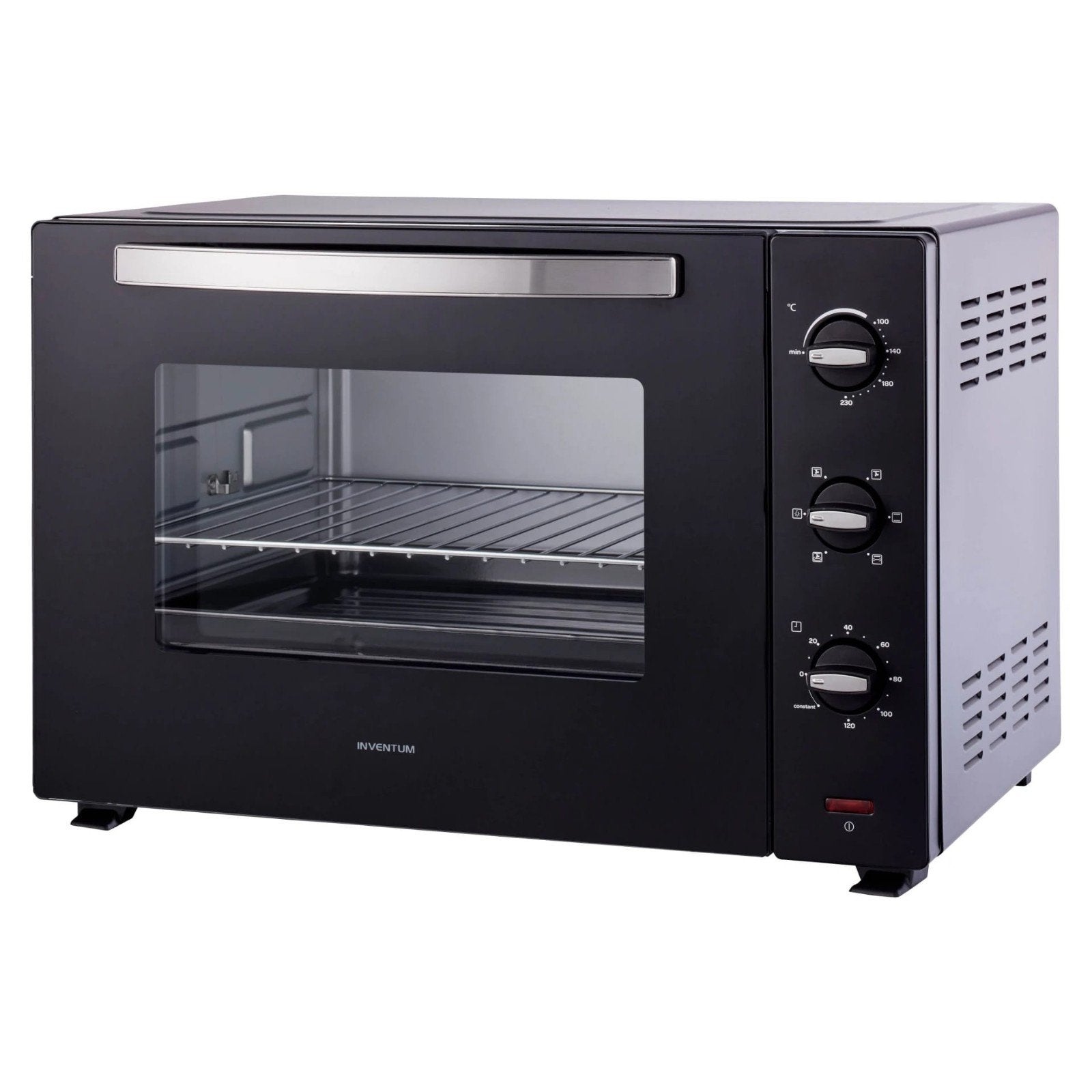 Inventum OV607B heteluchtoven 60 liter, Ophalen, Minder dan 45 cm, Hete lucht, Inventum