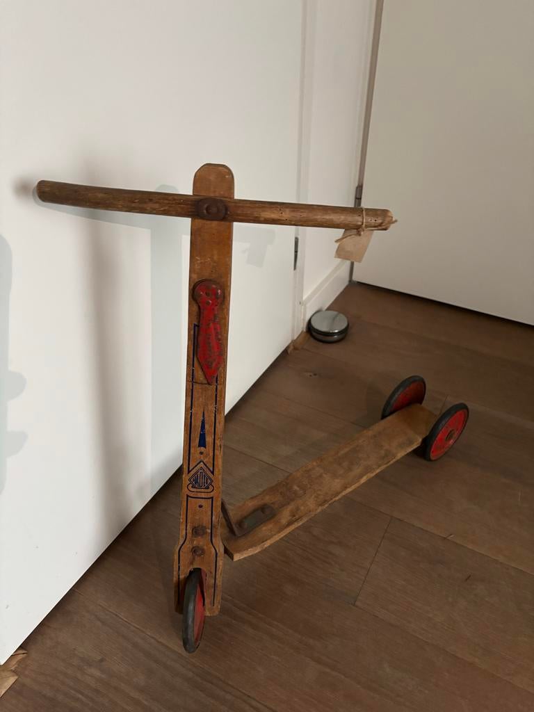 Vintage Houten Step, Antiek en Kunst, Ophalen