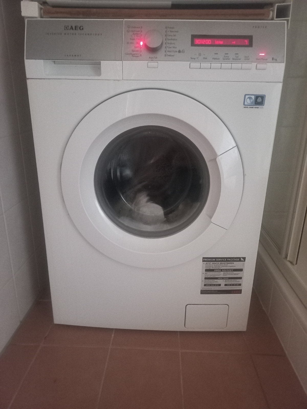 AEG Lavamat wasmachine 8kg - zo goed als nieuw, Witgoed en Apparatuur, Wasmachines, Ophalen, 1200 tot 1600 toeren, 8 tot 10 kg