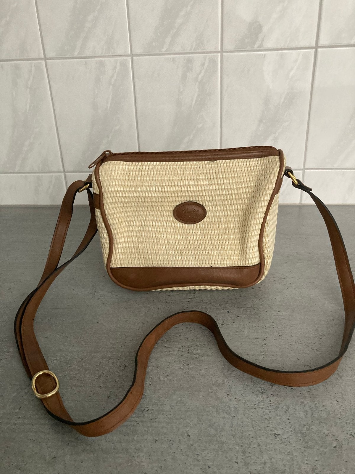 Enrico Benetti Schoudertasje - Beige/Bruin, Ophalen of Verzenden, Gebruikt, Beige, Schoudertasje