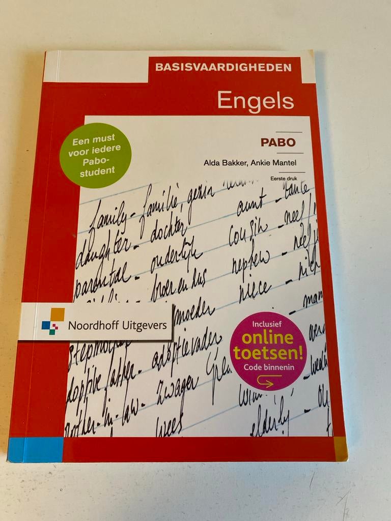 Basisvaardigheden Engels Pabo - Noordhoff Uitgevers, Ophalen of Verzenden, Gelezen, Overige niveaus, Engels