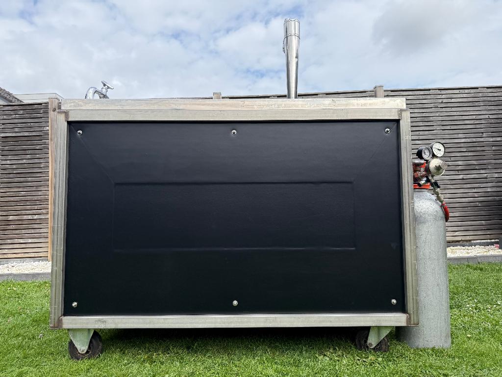 Huren: Biertap 1,20 M + spoelbak incl. CO2 - Gratis levering, Verzenden, Nieuw, Overige