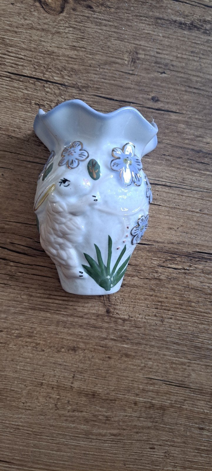 Wandvaasje konijn met bloemen. Ophalen meerdere locaties NL, Ophalen of Verzenden