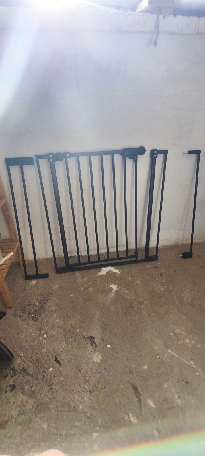 Traphek zwart, Kinderen en Baby's, Traphekjes, Ophalen, Zo goed als nieuw, Klemhekje, Metaal of IJzer