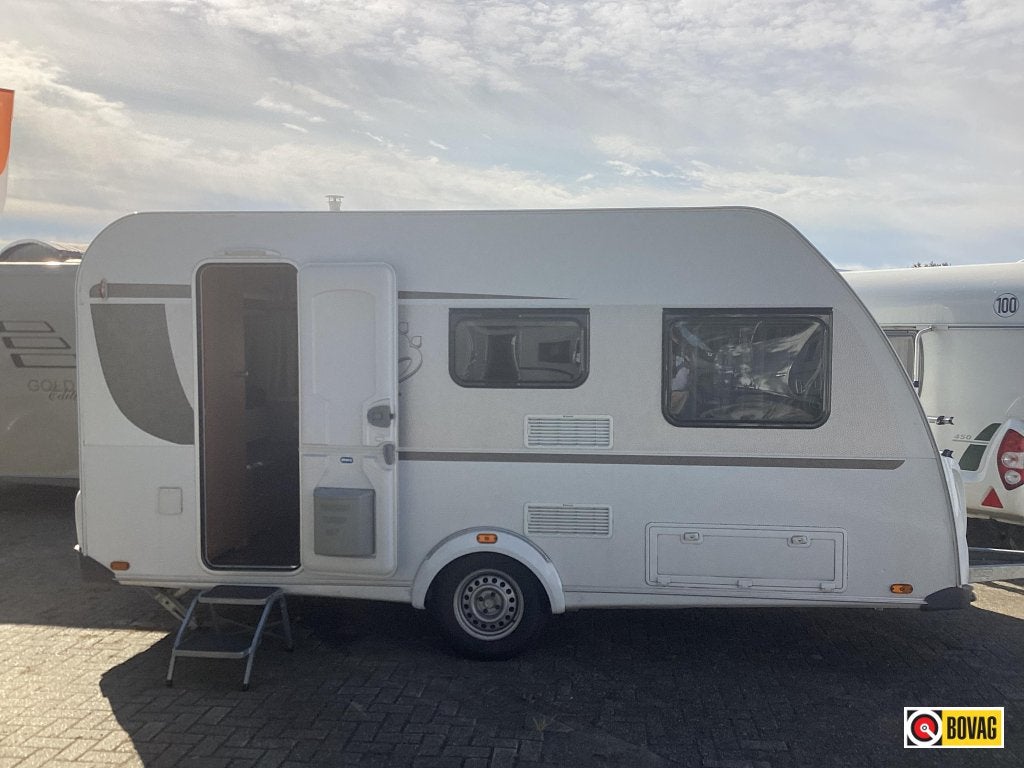 Knaus Sport 420 QD Unico luifel met voorwand, Bedrijf, Treinzit, Knaus, Schokbreker