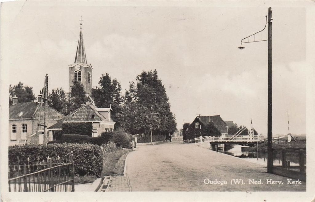 703-120-043 Oudega (W) Ned Herv Kerk, Verzenden, Voor 1920, Friesland