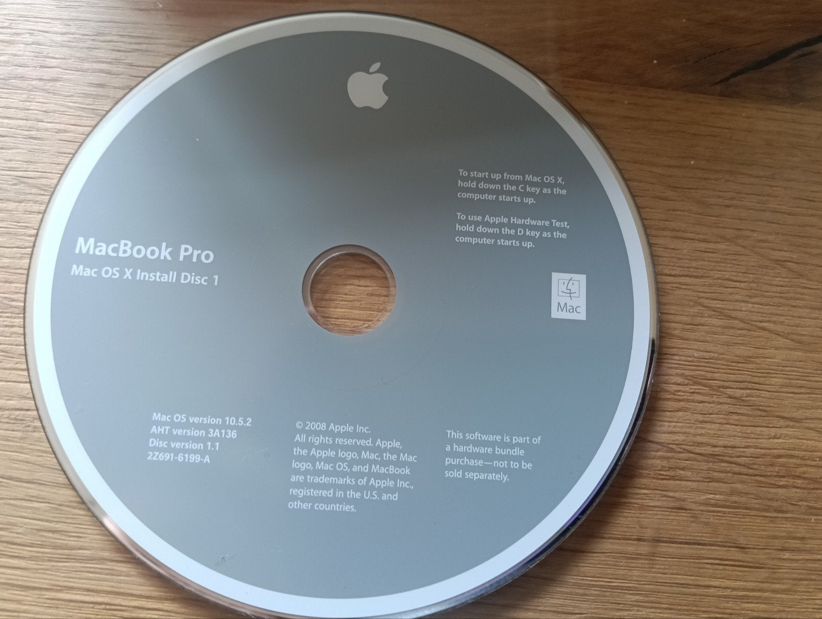 Mac OS X Install Discs 1 & 2 voor MacBook Pro (2008), Computers en Software, Besturingssoftware, Ophalen of Verzenden
