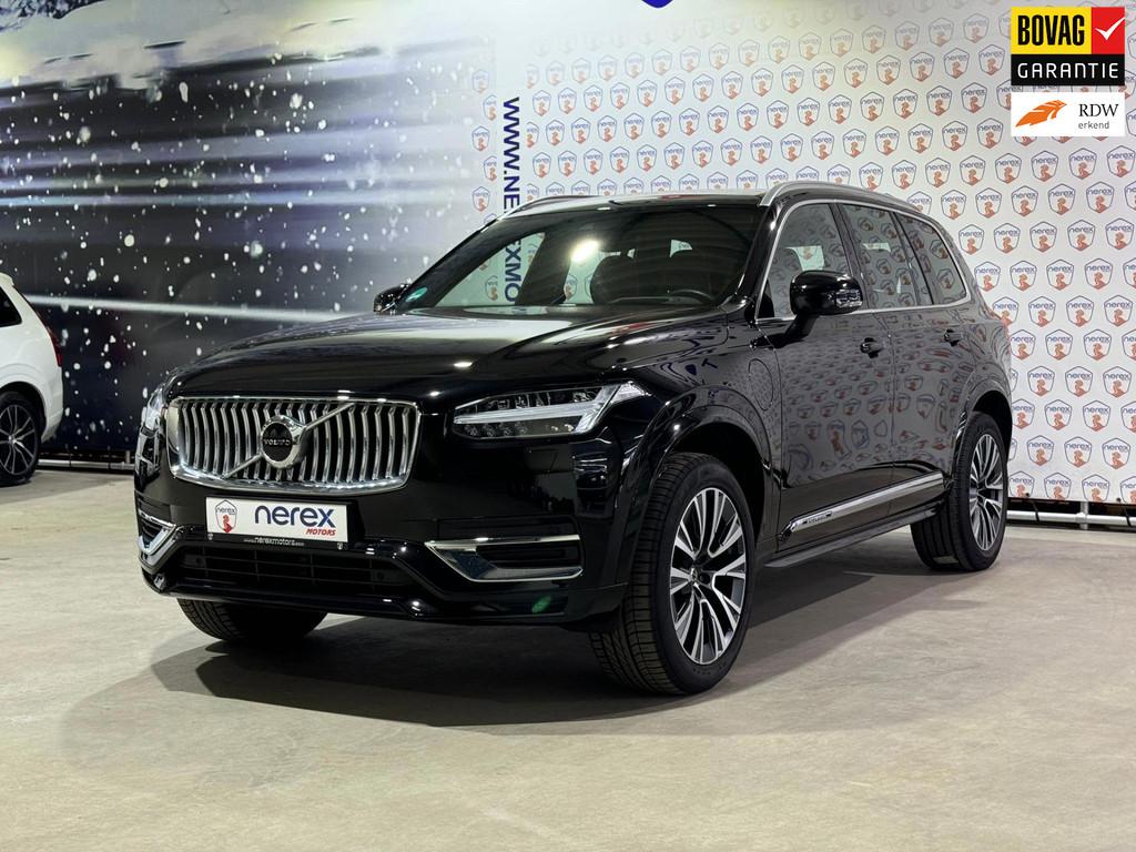 Volvo XC90 2.0 T8 Recharge AWD Inscription /PILOT ASIST/MEMO, Auto's, 4 cilinders, 1969 cc, 7 stoelen, Zwart
