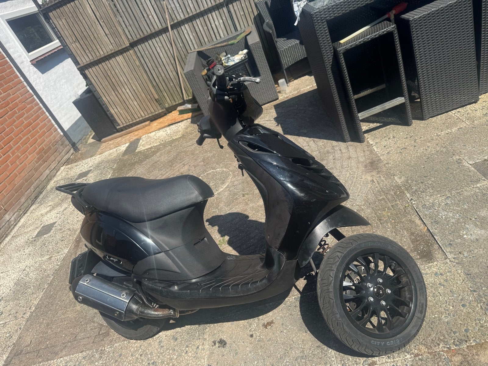 Zip 172cc SM06 met Polini 28pwk en Vespa velgen, Ophalen, Gebruikt, Tweetakt, Zip