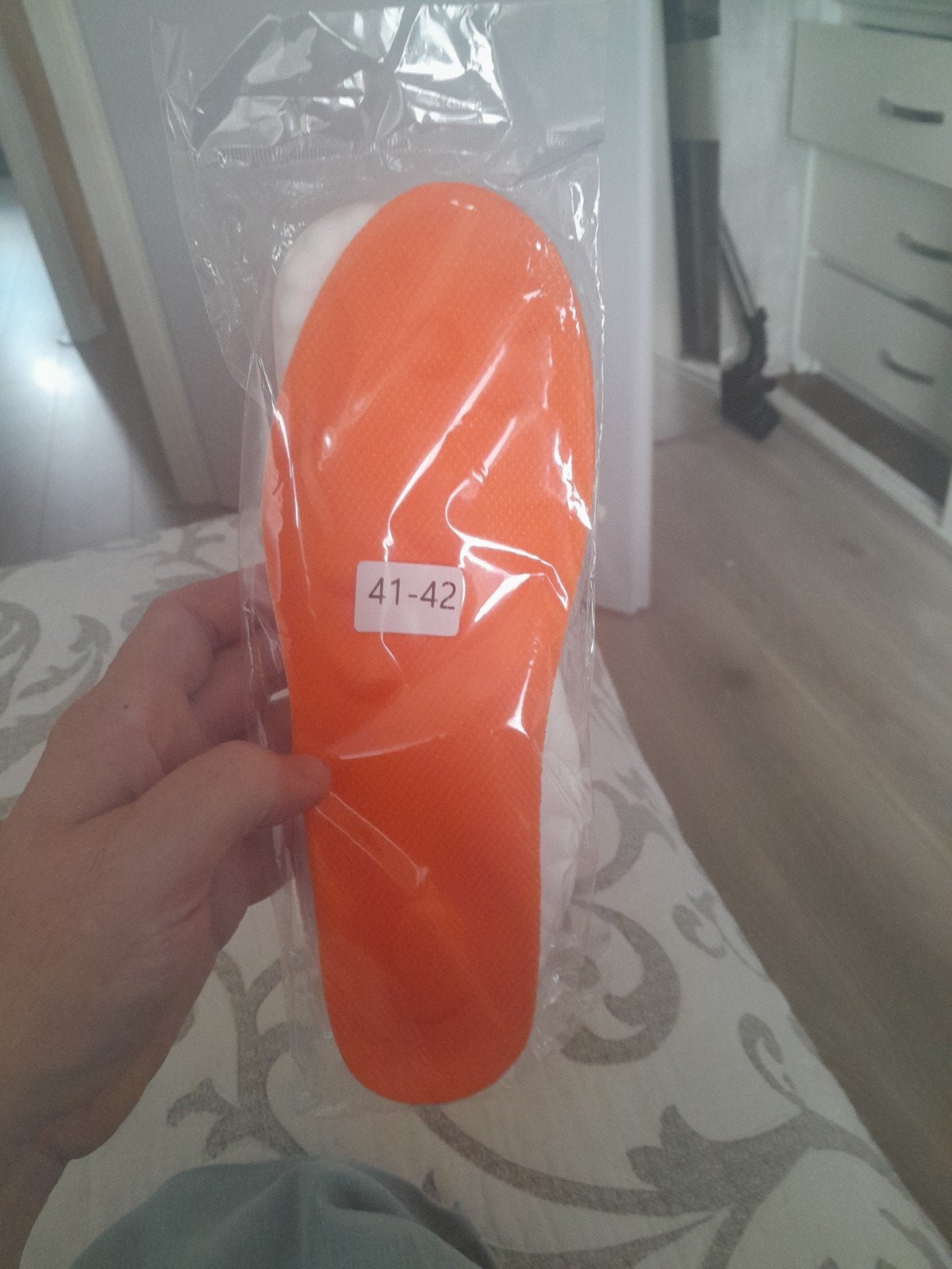 Comfortabele Oranje Inlegzolen Maat 41-42(foam merk), Ophalen of Verzenden, Nieuw, Oranje, Overige typen