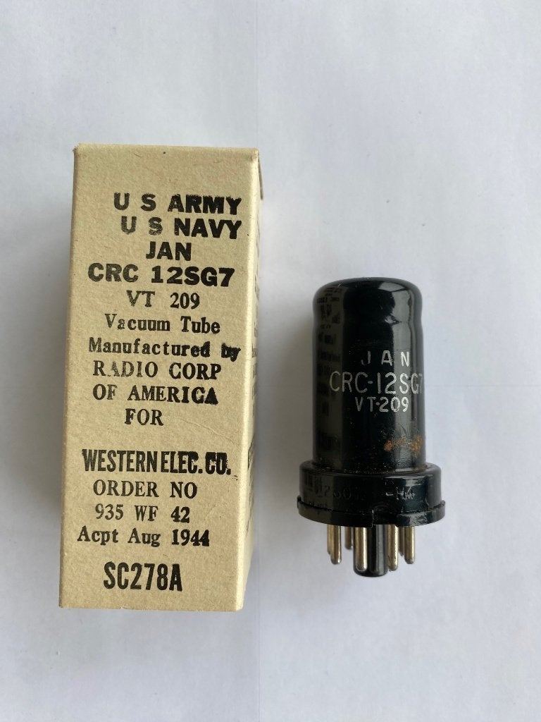 Radiobuizen  RCA CRC 12SG7 Vacuum Pentode RF/IF-Stage, Ophalen of Verzenden, Versterker