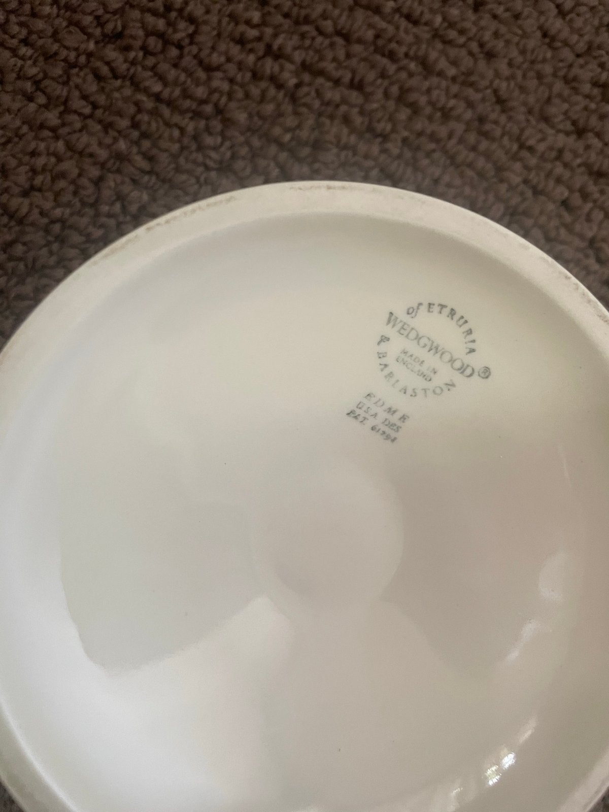 Wedgwood Edme kandelaar - Hoogte 6 cm, Doorsnede 10,5 cm, Huis en Inrichting, Keuken | Servies, Gebruikt, Klassiek, Overige typen