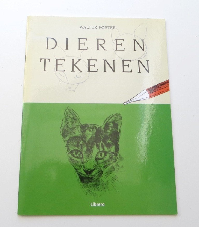 Tekenboek M5473: Walter Foster - Dieren tekenen ca. 15+, Walter Foster, Ophalen of Verzenden, Zo goed als nieuw, Tekenen en Schilderen