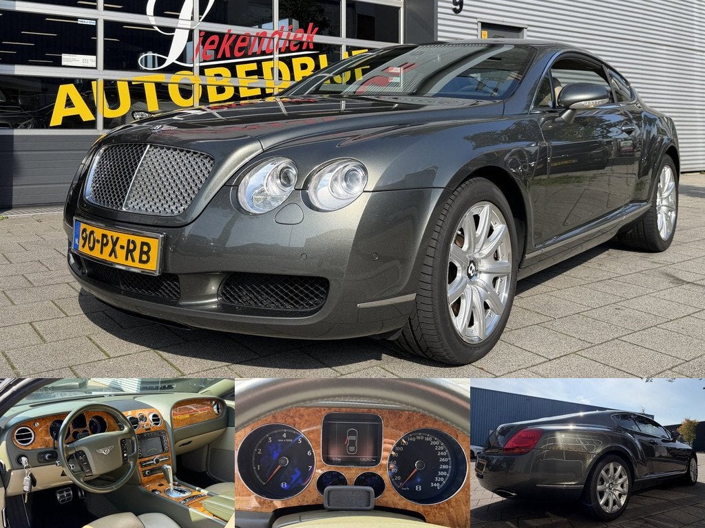 Bentley Continental GT 6.0 W12 - FULL OPTIONS, Auto's, Automaat, Dealer onderhouden, Gebruikt, 12 cilinders