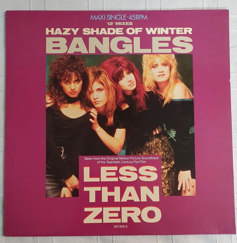 Vinyl 12" Bangles - Hazy shade of winter -DEF 651250 1 -1987, Cd's en Dvd's, Vinyl | Pop, Verzenden, Zo goed als nieuw, 12 inch