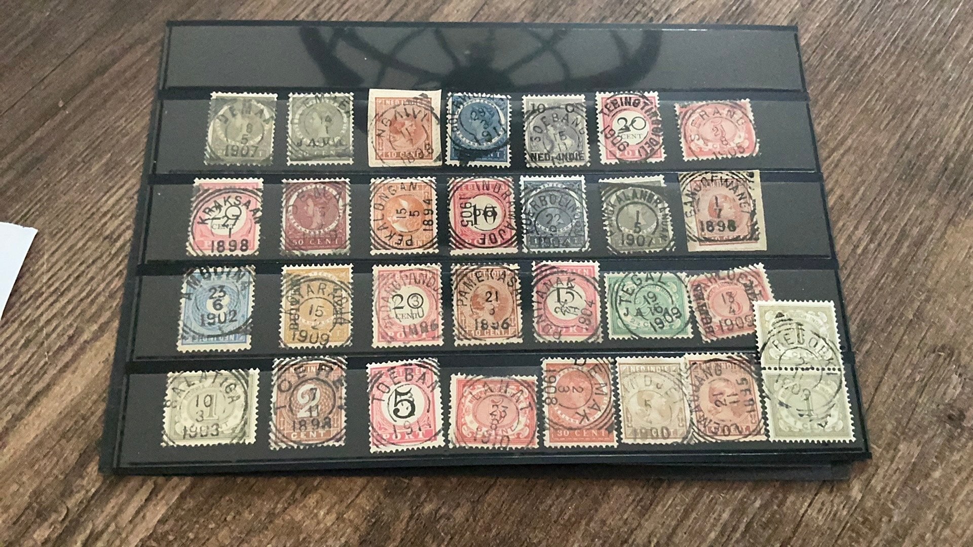 #73 Set Nederlands Indie, mooie stempels, Ophalen