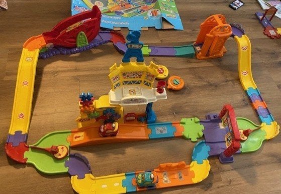 VTech Toet Toet Super RC Racecircuit, Ophalen of Verzenden, Gebruikt, 2 tot 4 jaar