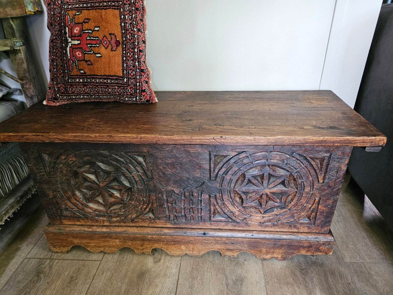 Oude turkse bruidskist, Ophalen, Gebruikt, Minder dan 50 cm