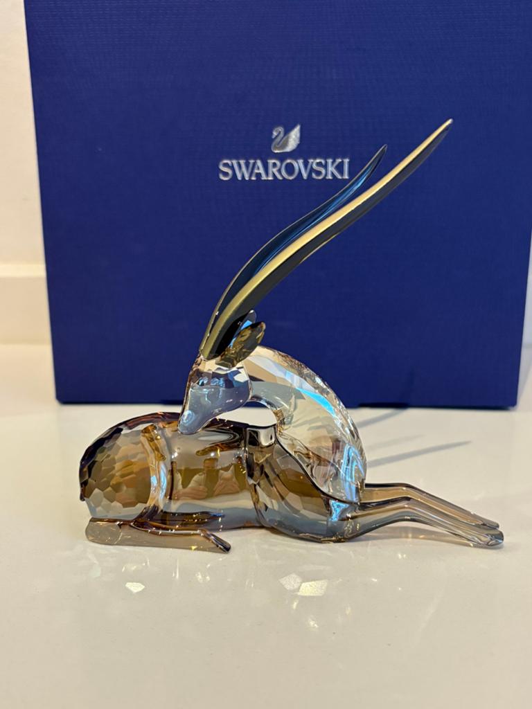 Swarovski gazelle, Ophalen of Verzenden, Zo goed als nieuw, Figuurtje