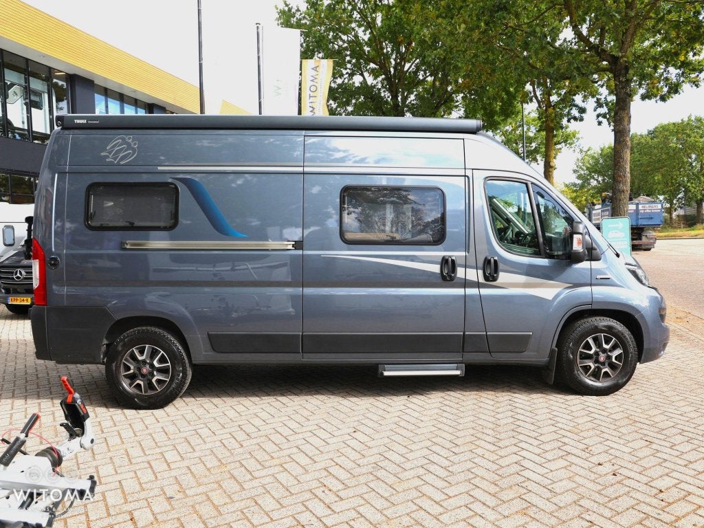 Knaus BoxStar Lifetime 600 ME Lengtebedden | Bearlock, Caravans en Kamperen, Ringverwarming, Fiat, Tot en met 2, Raamblindering